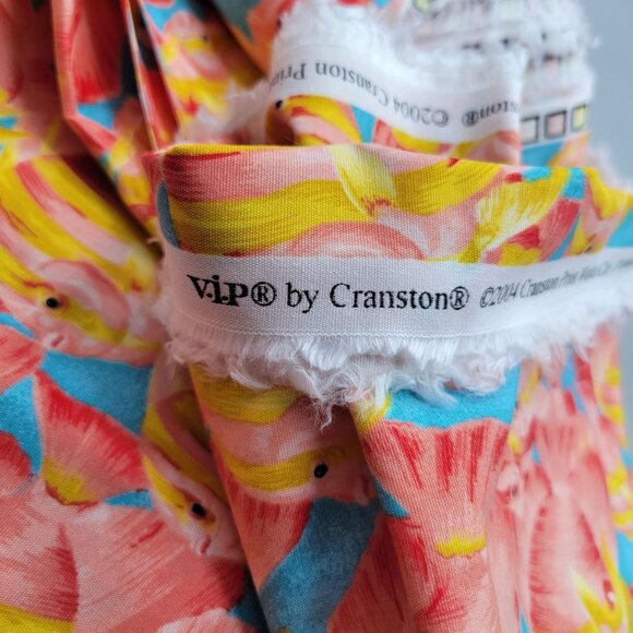 Tropical Fish Print Cotton Fabric Cranston Printworks Quilting Sewing 4 Yards - Picture 3 of 4